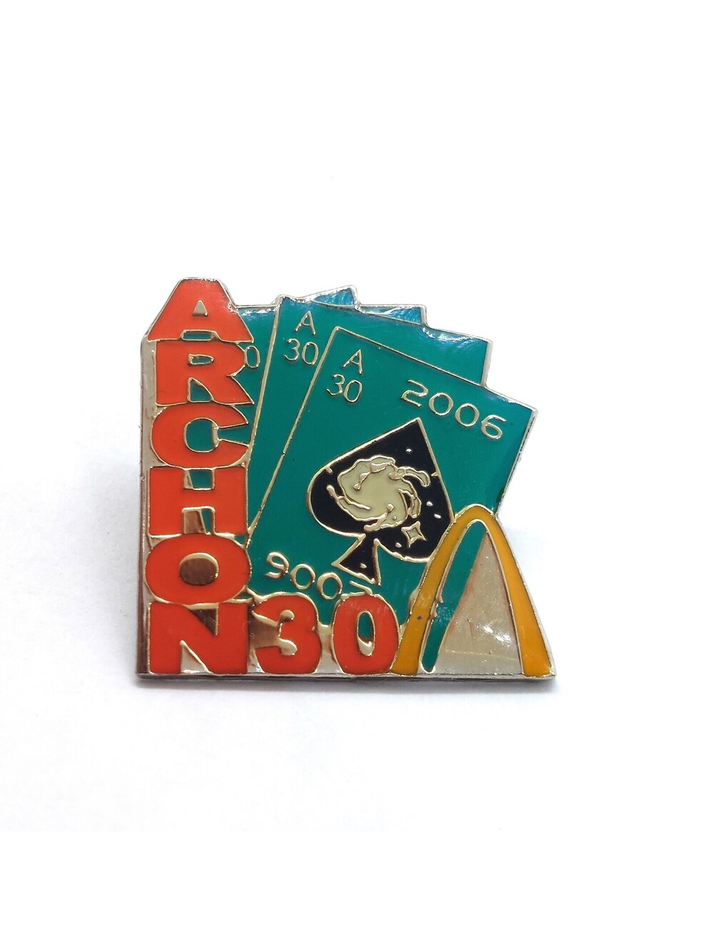 Archon 30 Sci Fi Fantasy Convention 2006 St Louis Enamel Pin Gaming Souvenir